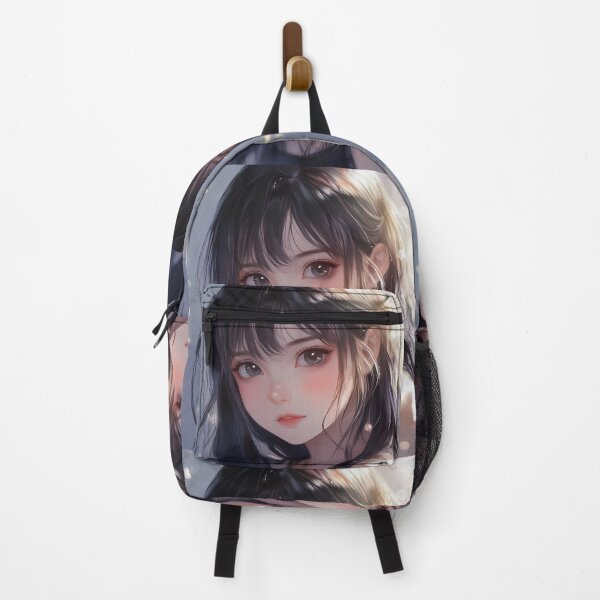 Item preview, Cute Anime style Waifu Girl. designed and sold by JustOkayDesigns.