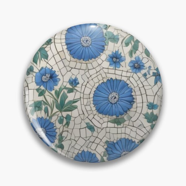 Item preview, Blue and white mosaic designed and sold by GasconyPassion.