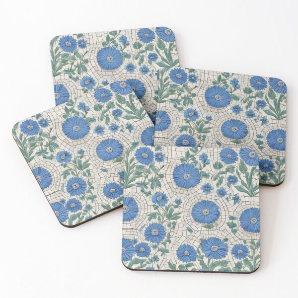Item preview, Blue and white mosaic designed and sold by GasconyPassion.