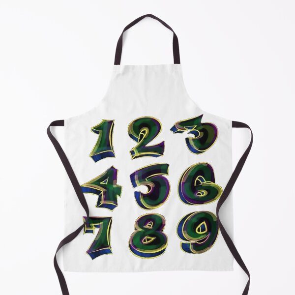 Item preview, Graffiti Digits, Numbers sticker designed and sold by Numbers-Art.