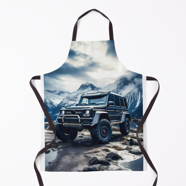 Item preview, Mountain Majesty Mercedes SUV in the Snow designed and sold by RevUpDesign.