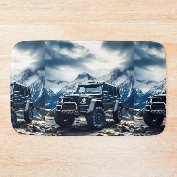 Item preview, Mountain Majesty Mercedes SUV in the Snow designed and sold by RevUpDesign.