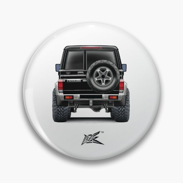 Artikelvorschau, Land Cruiser Serie 70 hinten schwarz entworfen und verkauft von NaquashM.