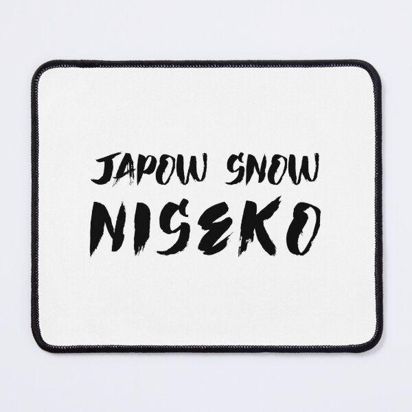 Item preview, JAPOW SNOW NISEKO Snowboarding Decal 01 Black | Japan Nagano Hakuba designed and sold by PawaPotto.