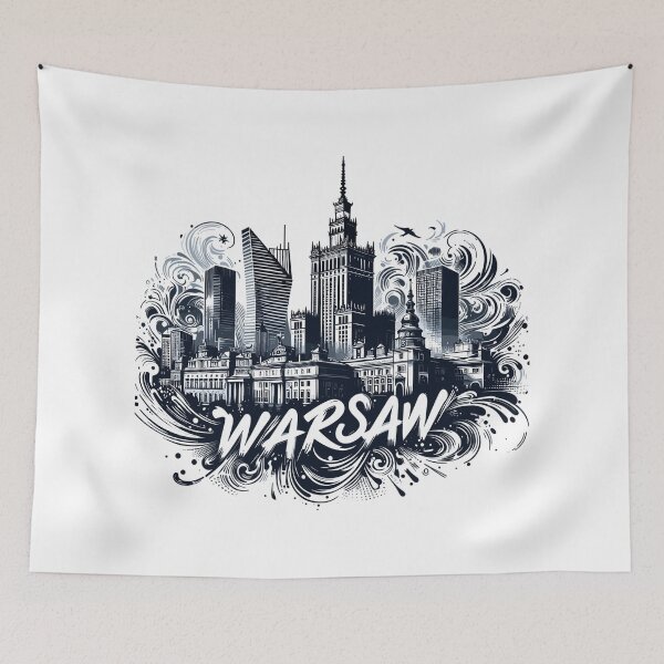 Item preview, Warsaw capital Poland gift designed and sold by Pineapple-Tree.