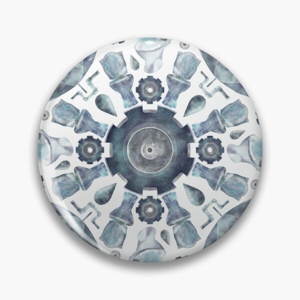 Item preview, Waterworks Kaleidoscope - dark blue designed and sold by the-coin-jar-co.