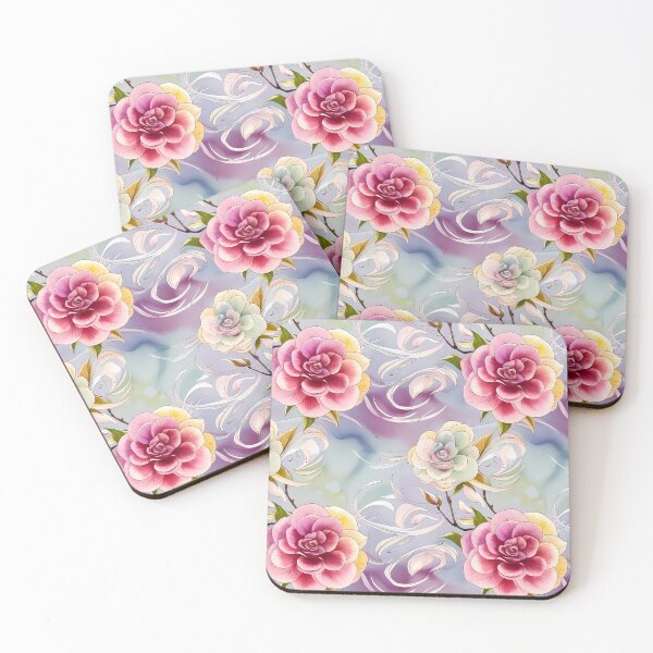 Item preview, Whimsical Camelia Flowers designed and sold by MysticalSVK.