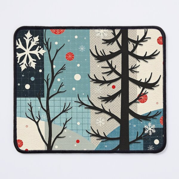 Item preview, Japanese pattern paper collage craft work winter snowflakes christmas land designed and sold by patterncrow.