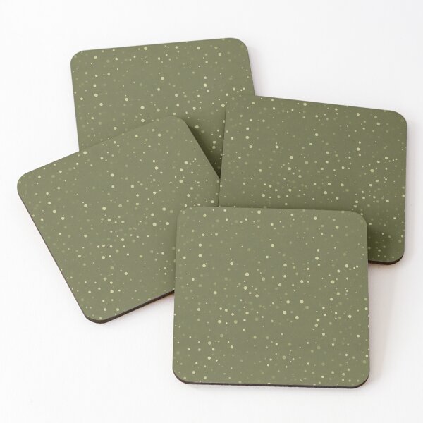 Item preview, Olive Green Dot Matrix designed and sold by Sadia  Jannat.