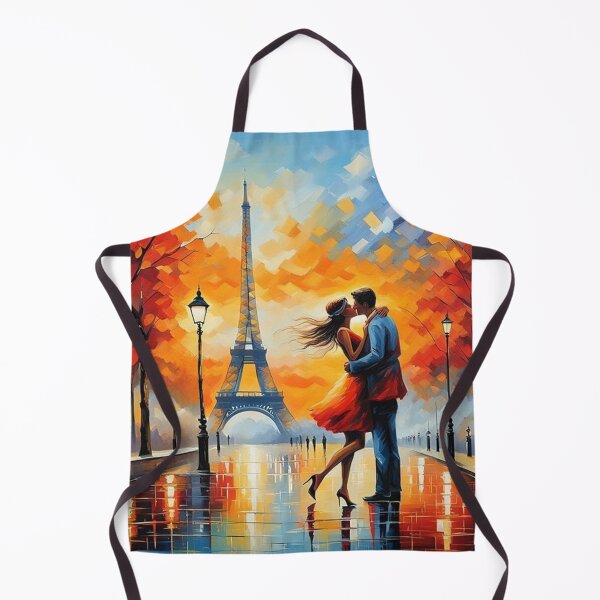 Item preview, Paris romantic couple kissing designed and sold by JackFreestone.