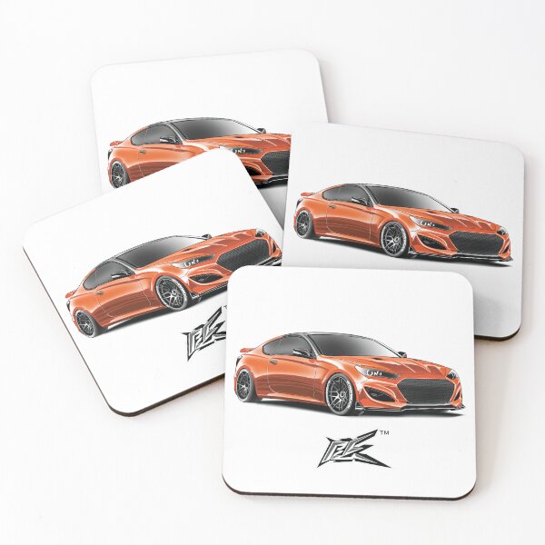 Item preview, hyundai genesis coupe orange  designed and sold by NaquashM.