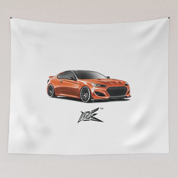 Item preview, hyundai genesis coupe orange  designed and sold by NaquashM.