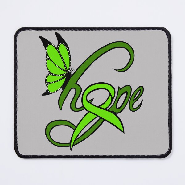 Item preview, Butterfly Hope (Green) designed and sold by Chronic Illness Awareness Shop.