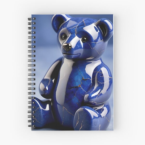Item preview, Lapis lazuli teddy bear  designed and sold by Hensfield.