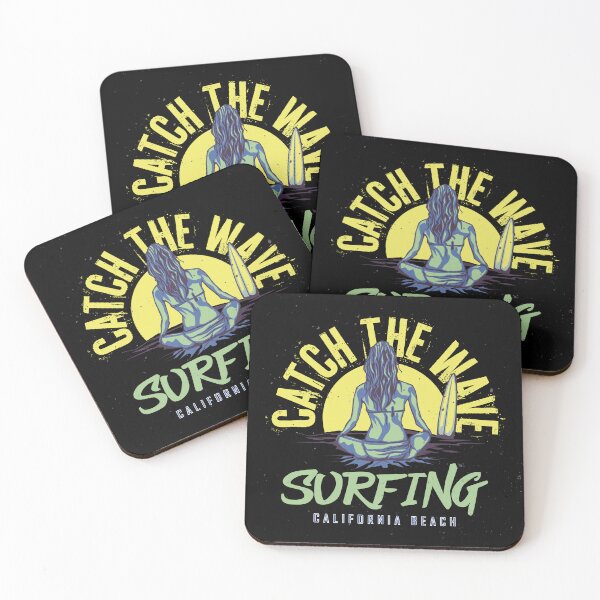 Item preview, California Beach T shirt catch the wave designed and sold by Graphic Therapist.