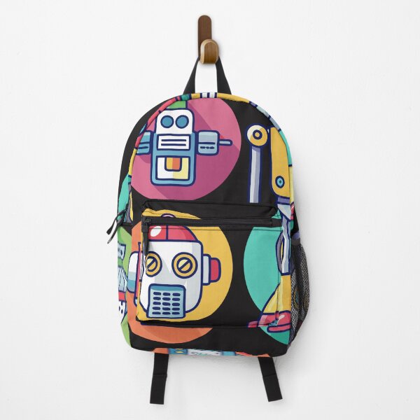 Item preview, Cute robot colourflul graphic design designed and sold by Tiny Cozy Art.