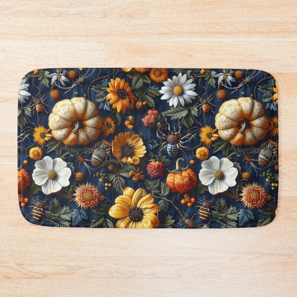 Item preview, Funny Insects & Halloween Pumpkin Floral Boho Thanksgiving Embroidery designed and sold by SecretDicer.