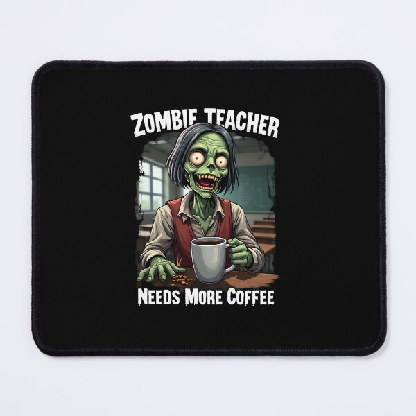 Item preview, Zombie Teacher Halloween Coffee Lover designed and sold by HeadTurningArt.
