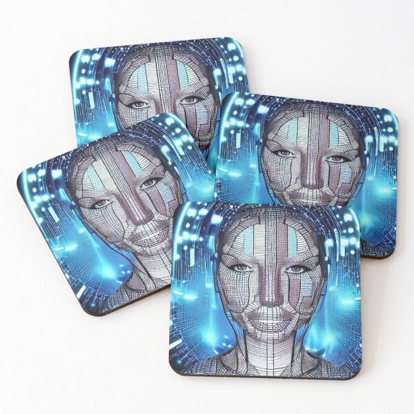 Item preview, Face of a Woman Artificial Intelligence 1 designed and sold by NokenaDesign.