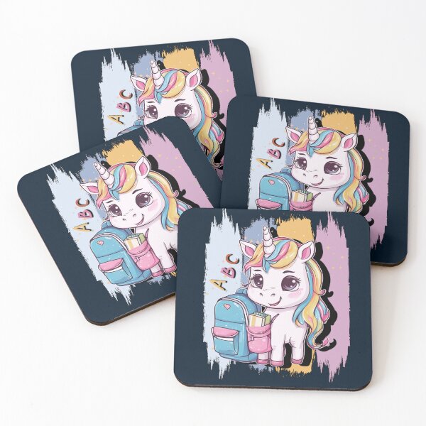 Item preview, Unicorn girl is going to school  designed and sold by All-About-Life.