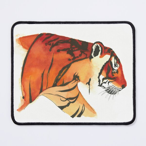 Item preview, Tiger watercolor art designed and sold by apoznyak.