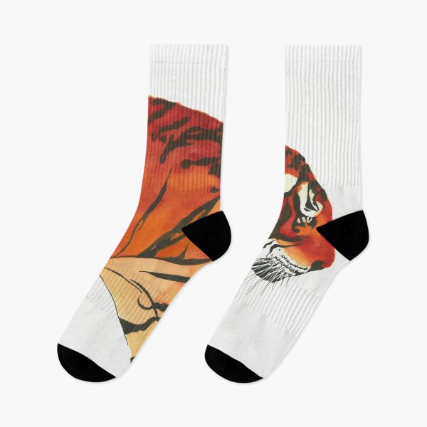 Item preview, Tiger watercolor art designed and sold by apoznyak.