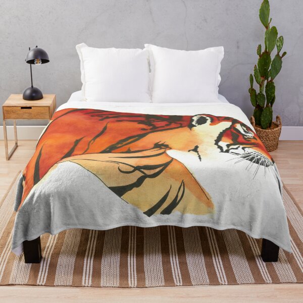 Item preview, Tiger watercolor art designed and sold by apoznyak.