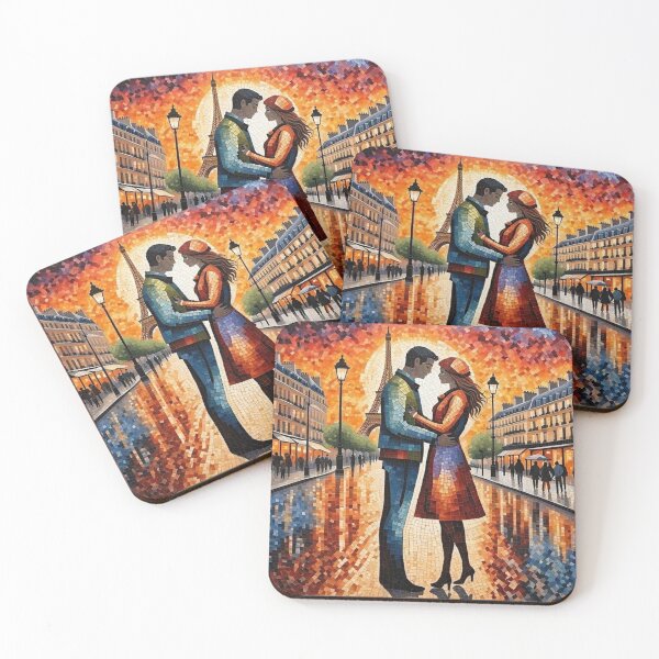 Item preview, Paris romantic couple designed and sold by JackFreestone.