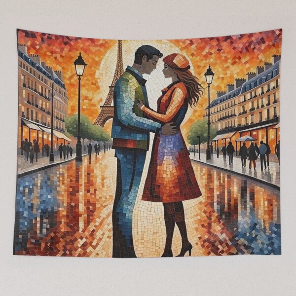Item preview, Paris romantic couple designed and sold by JackFreestone.