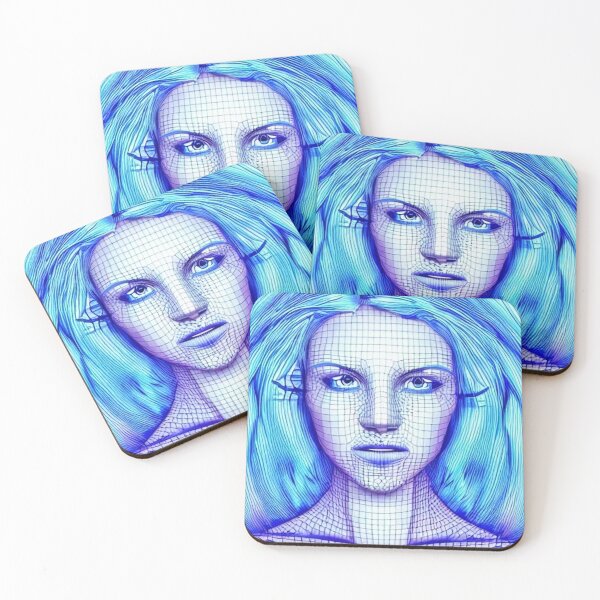 Item preview, Face of a woman Artificial Intelligence 3 designed and sold by NokenaDesign.