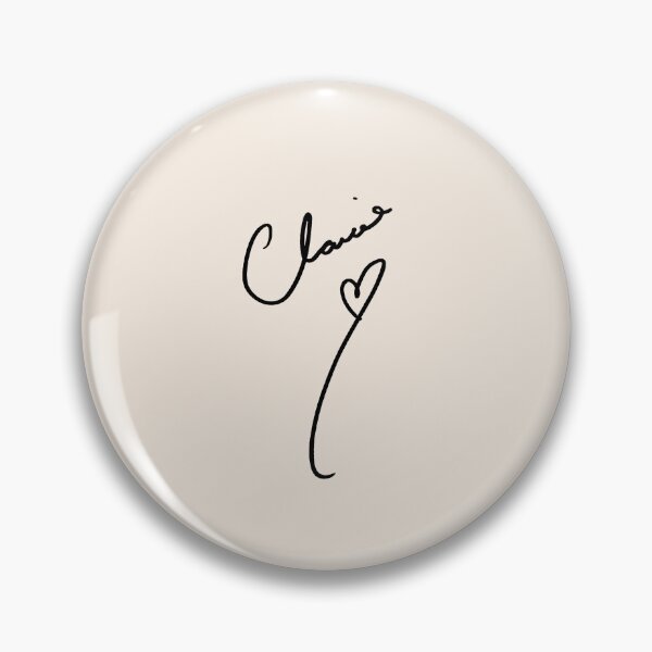 Item preview, Clairo Heart Black Handwritten Signature designed and sold by aestheticqueen.