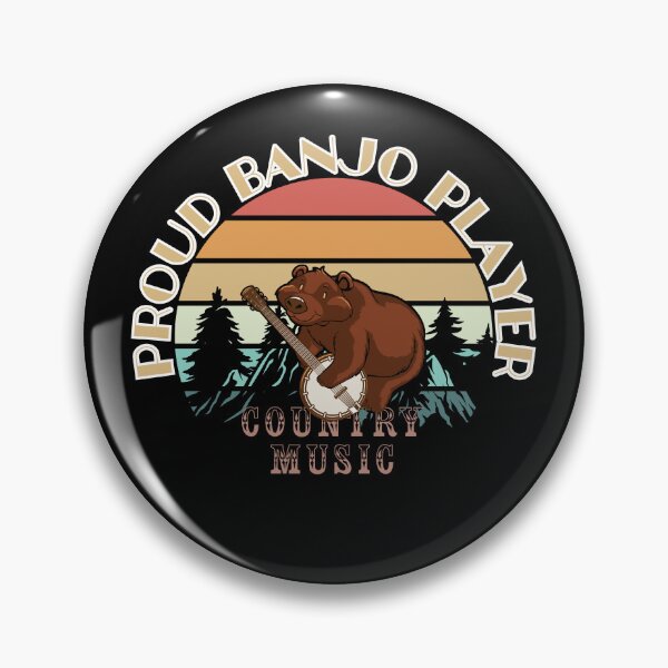 Item preview, Proud Banjo Player Bear - Country Music designed and sold by KolbaVison.
