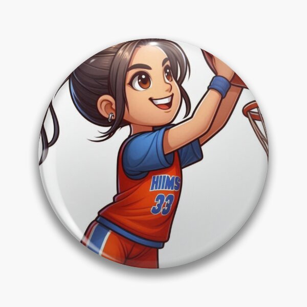 Item preview, Female Basketball Player Dunking Illustration designed and sold by boomfire153.