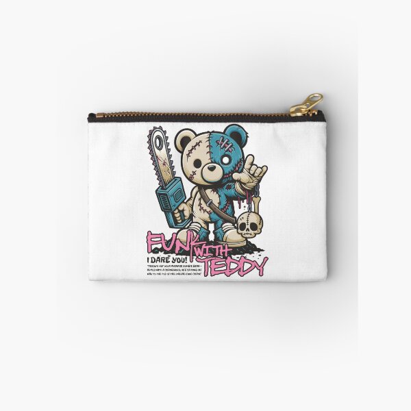 Item preview, Funk with teddy - I dare you! Dark cartoon teddy bear. designed and sold by GarmentMonkeyCo.