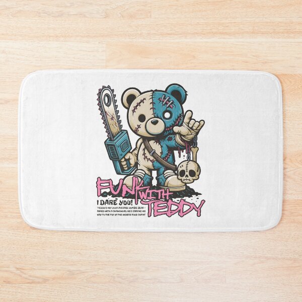 Item preview, Funk with teddy - I dare you! Dark cartoon teddy bear. designed and sold by GarmentMonkeyCo.
