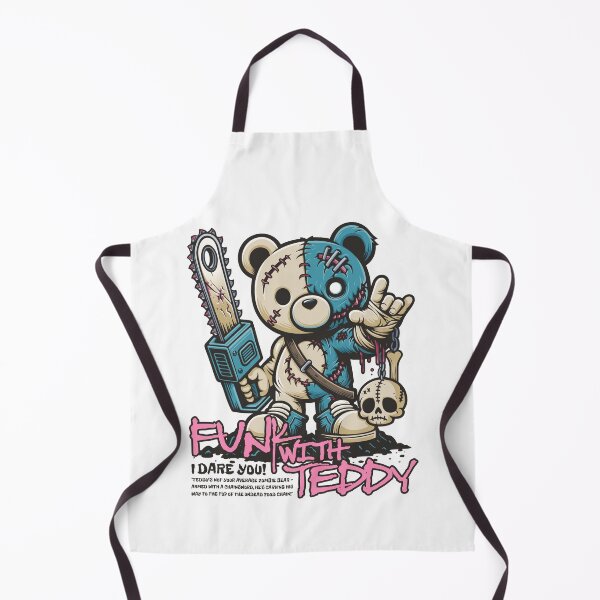 Item preview, Funk with teddy - I dare you! Dark cartoon teddy bear. designed and sold by GarmentMonkeyCo.