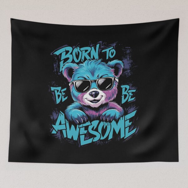 Item preview, born to be be awesome designed and sold by SixtyOneDesign.