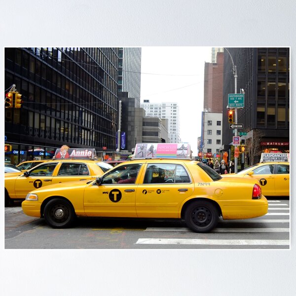 Artikel-Vorschau von Die legendären gelben Taxis von New York City, designt und verkauft von VStoreDesigns.
