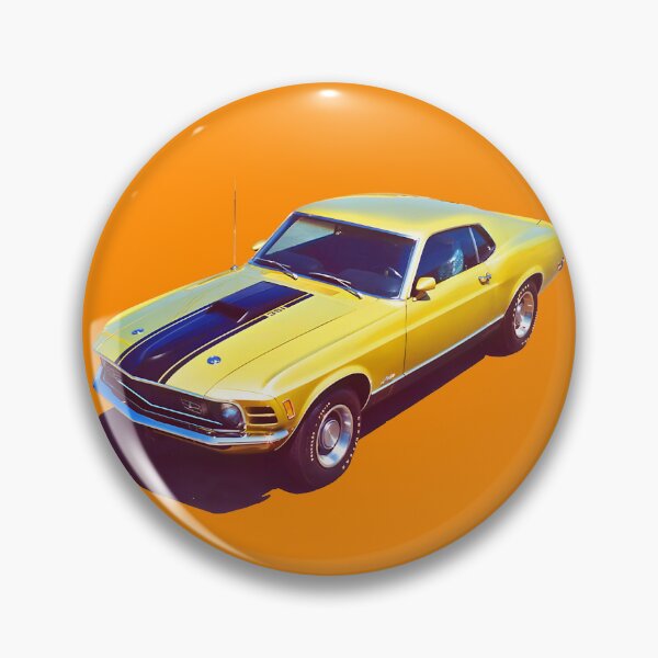 Item preview, 1970 Ford Mustang Mach 1 gold designed and sold by MobsProject.