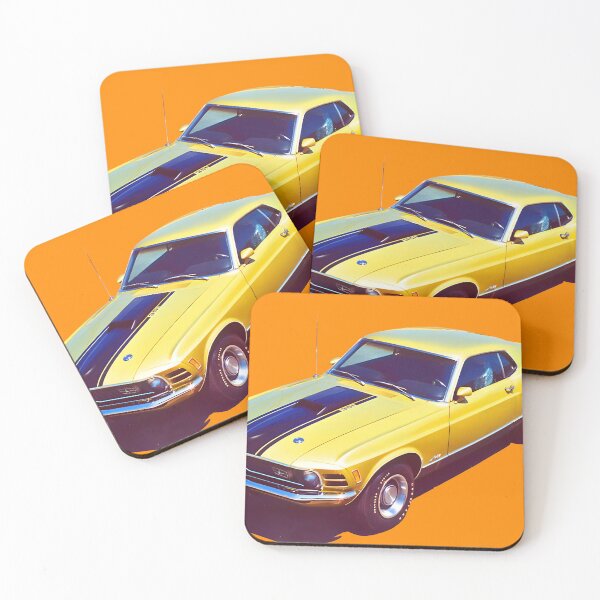 Item preview, 1970 Ford Mustang Mach 1 gold designed and sold by MobsProject.