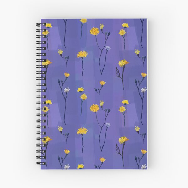 Item preview, Floral pattern, drawn yellow wildflowers. designed and sold by UVI-CA.
