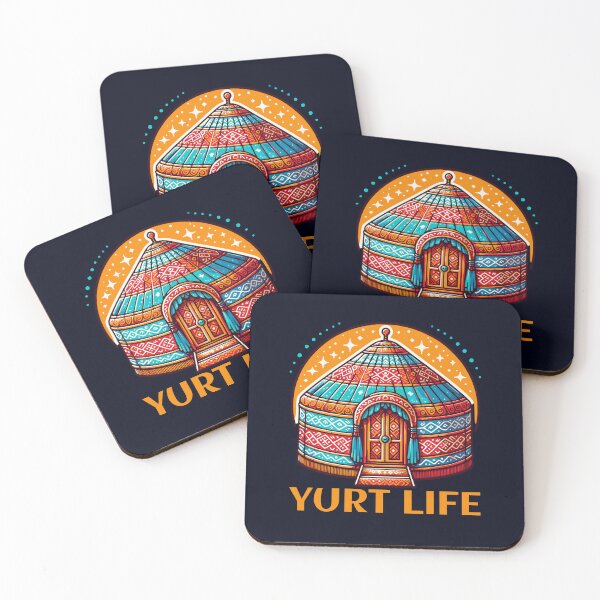 Item preview, Yurt Life, Rustic Outdoor Vibes in a Cozy Camp Cabin Fun designed and sold by madtoyman.