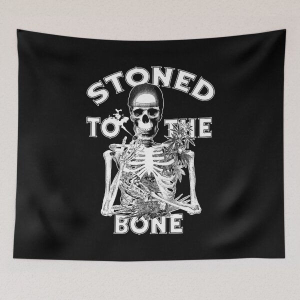 Item preview, Stoned to the Bone | Stoner Skeleton designed and sold by ProdbyNiECO.