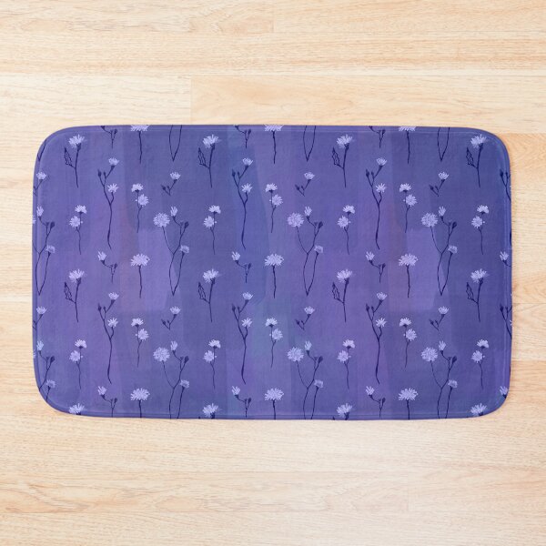 Item preview,  Floral pattern, drawn white wildflowers. designed and sold by UVI-CA.