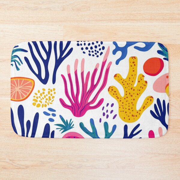 Item preview, Bright Coral Pattern designed and sold by GrinGalore.