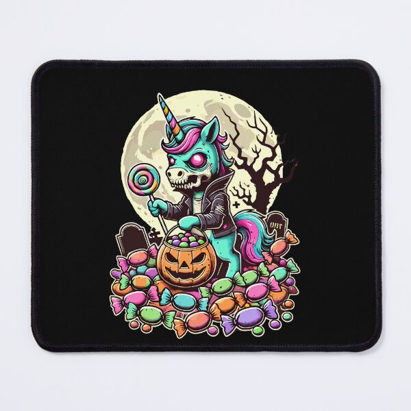 Item preview, Funny Zombie Unicorn Loves Candy designed and sold by LuminOrb.