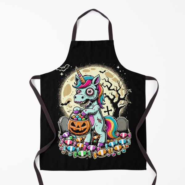 Item preview, Funny Zombie Unicorn Loves Candy designed and sold by LuminOrb.