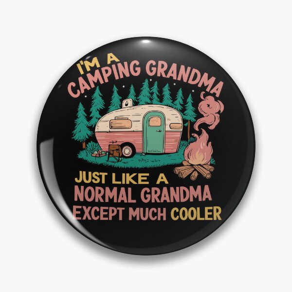 Item preview, Camping Grandma, Cool Grandmother Camper, Outdoor Fun designed and sold by madtoyman.