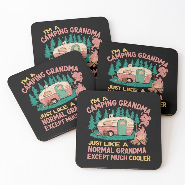 Item preview, Camping Grandma, Cool Grandmother Camper, Outdoor Fun designed and sold by madtoyman.