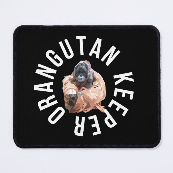 Item preview, O is for Orangutan Keeper,Orangutan Keeper Design – Dedicated Primate Care and Wildlife Keeper Artwork designed and sold by PrettylittlepastelUk.